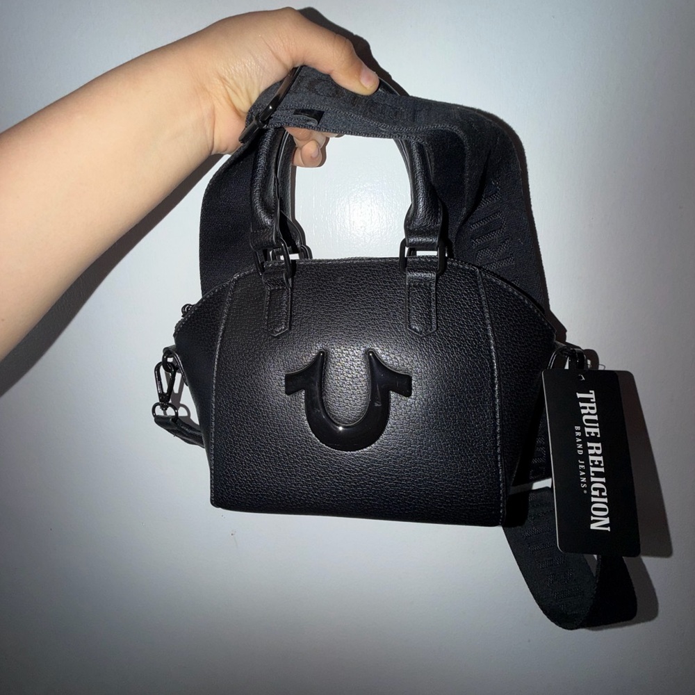 True Religion Black Mini Bag